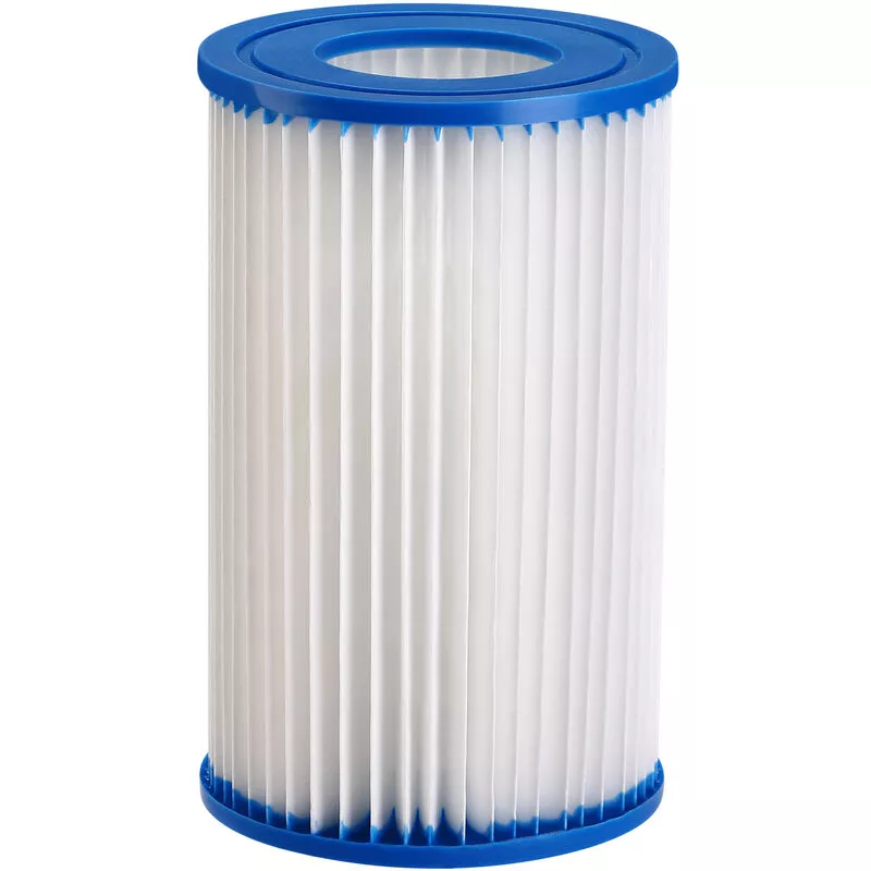 Cartuchos de filtro de Agua para Piscina Tipo h Tamaño ii 138x105mm Set 1-4 hidromasaje piscina spa Lavable 138x105mm blau 1x (de) - Monzana barato