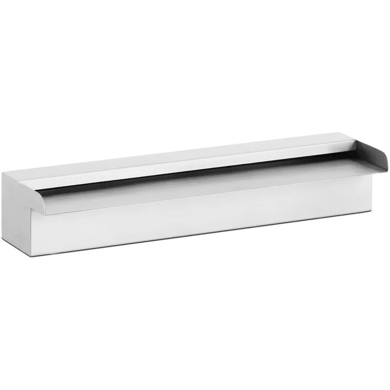 Cascada Para Piscina Fuente De Acero Inoxidable Estanque Jardín Exteriores 45 Cm - Naranja