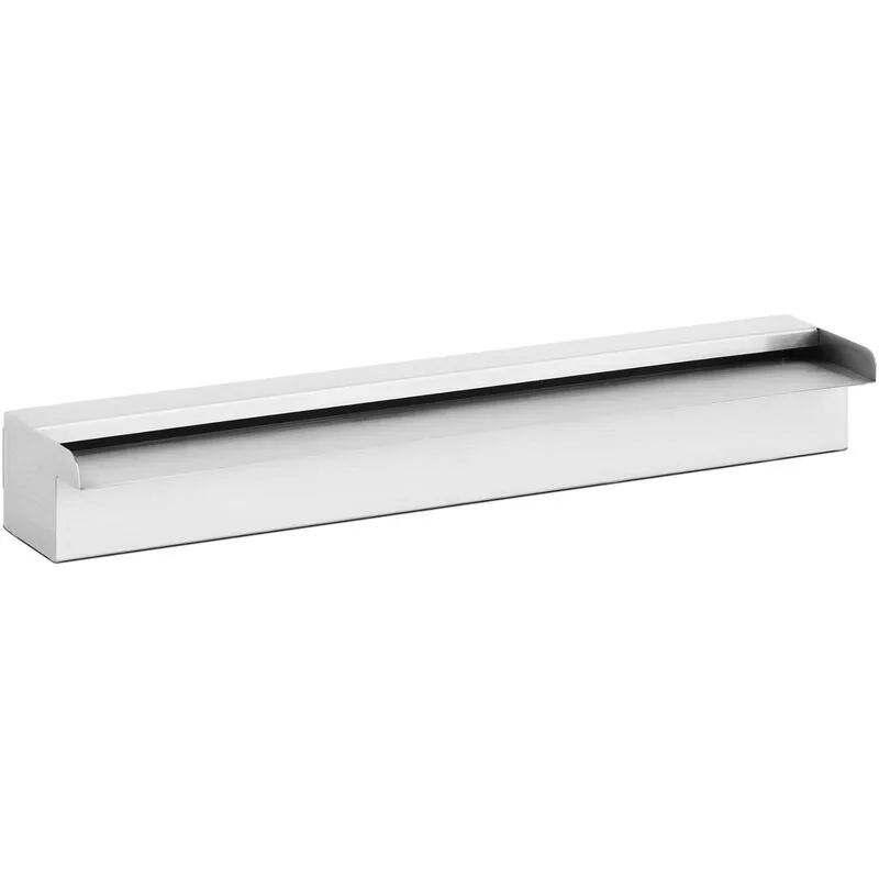 Cascada Para Piscina Fuente De Acero Inoxidable Estanque Jardín Exteriores 60 Cm - Plateado barato