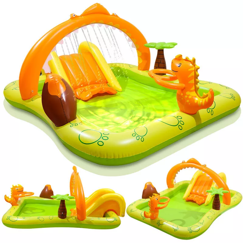 Centro de juegos acuático - Aventuras en la jungla 246x193x110cm - Aluminio - Hengda barato