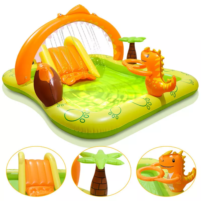 Centro juegos hinchable dinosaurio Infantil Play Pool 246x193x110cm - Couleur - Hengda barato