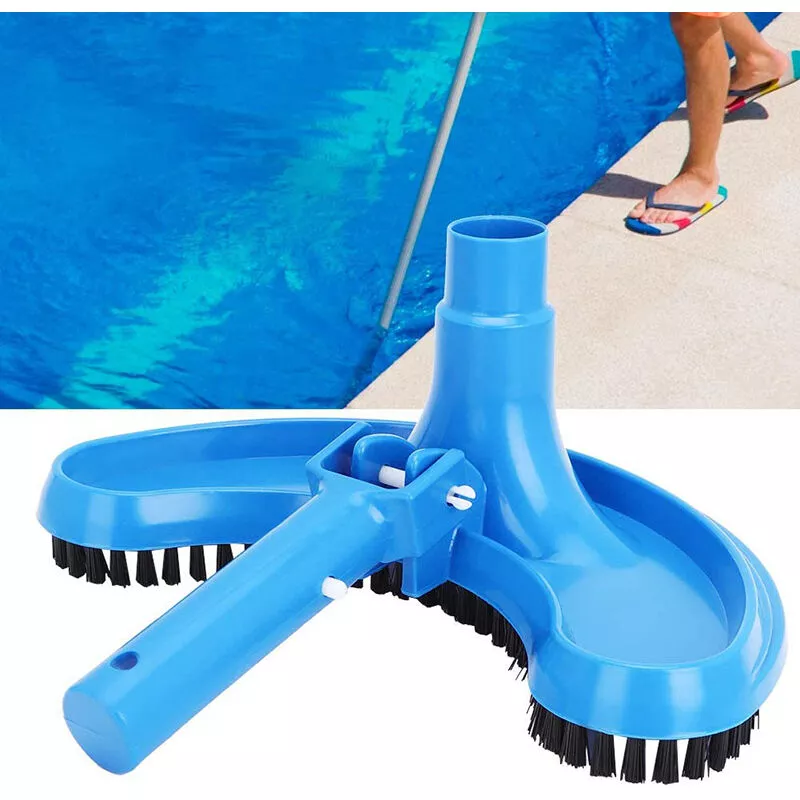 Cepillo con cabezal de succión para piscina