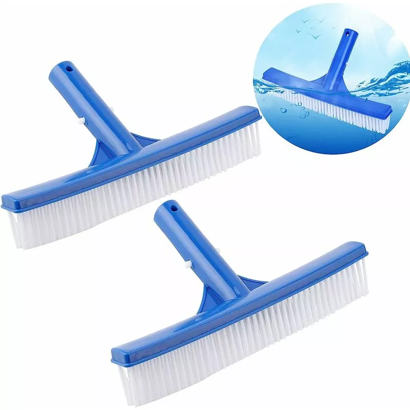 Cepillo duradero para piscina de 2 piezas para limpieza de piscina