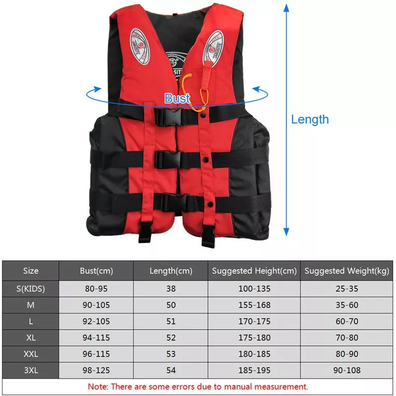 Chaleco salvavidas de pesca