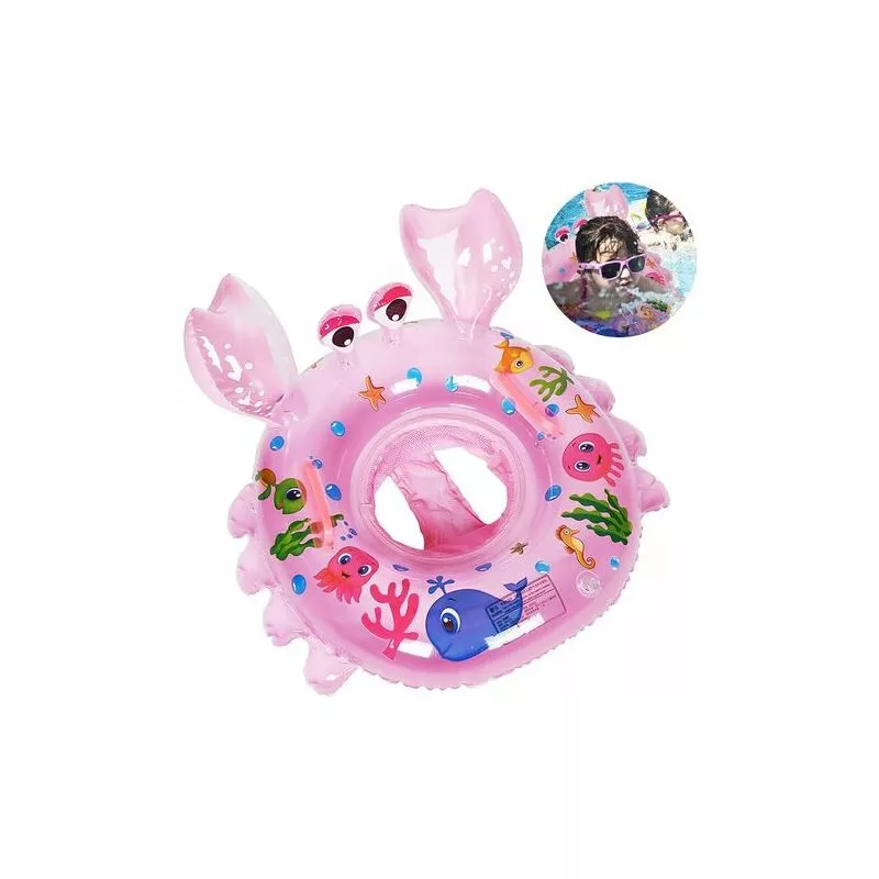 Cham - rafxad Baby Swim Ring Baby Boya Cangrejo Baby Pool Seat Baby Boya Inflable Pool Boya Baby Pool Toy Gift Adecuado para bebés de 6 a 48 meses barato