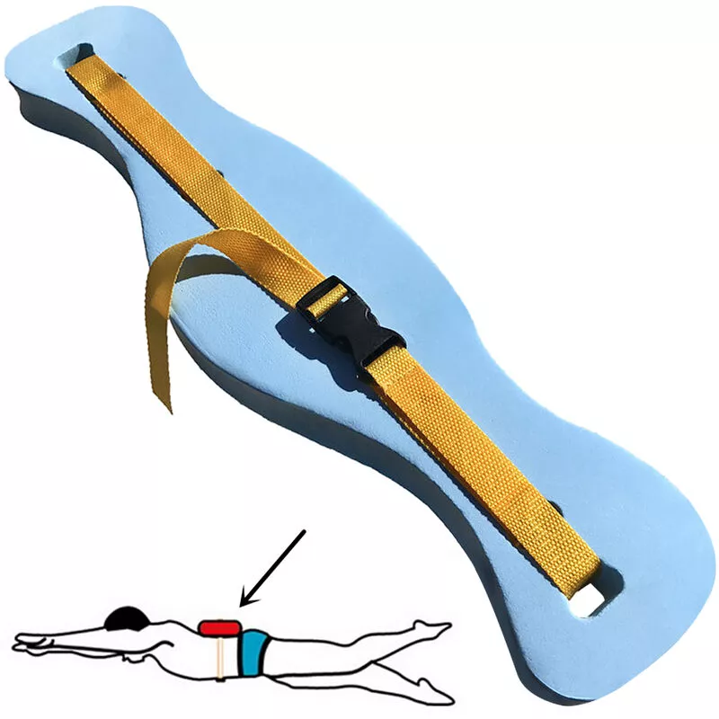Cinturon de flotacion de natacion acuatica de espuma EVA Cinturon de cintura flotante de seguridad ajustable para ninos principiantes de natacion barato