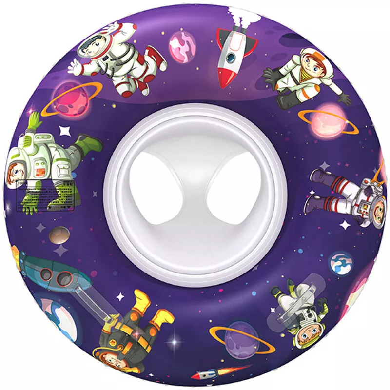 Circulo inflable portatil Flotador para bebes Circulo de natacion Asiento para ninos Accesorio para piscina