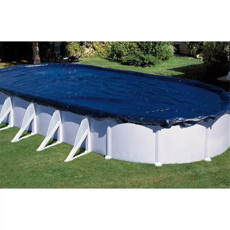 Cliver - Cubierta invierno piscina desmontable ovalada 6.10 x 3.70m barato