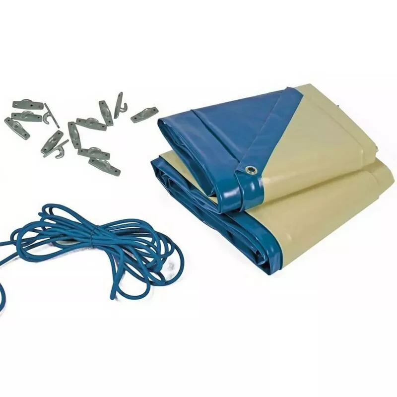 Cobertor 1 de invierno para piscina Venecia - 580 gr/m² - azul barato