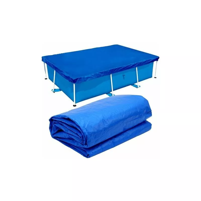 Cobertor de piscina rectangular para piscinas rectangulares Material mejorado Más grueso y más duradero Resistente al polvo y al follaje Fácil de barato