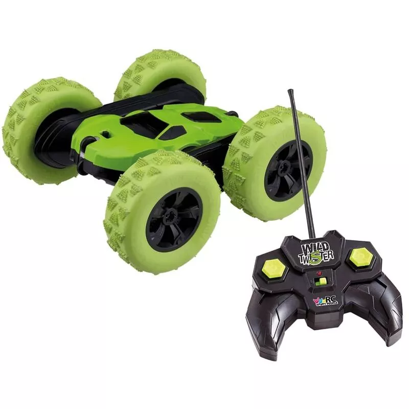 Coche de juguete teledirigido Wild Twister - Verde - Happy People barato