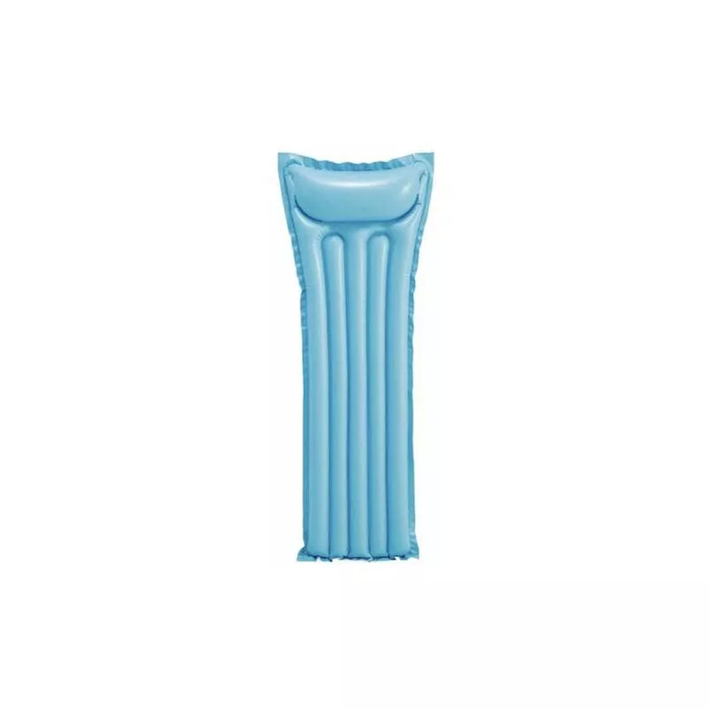 Colchón de playa hinchable azul - 183x69 cm barato