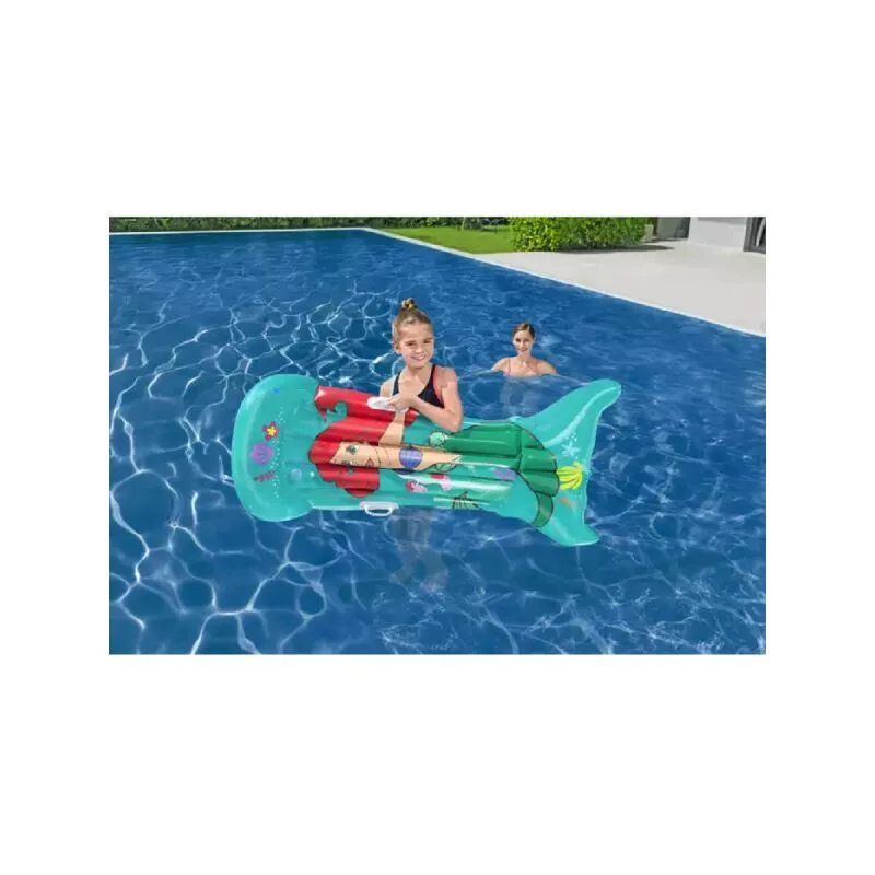 Colchón inflable Sirenetta 158x81 cm con asas para niñas Natación 9101 barato