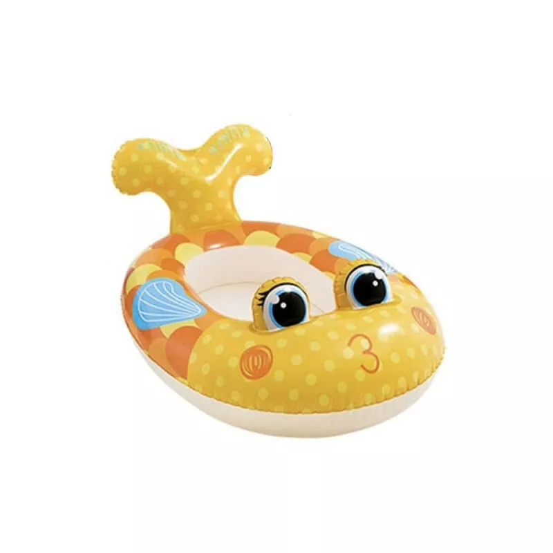 Colchón inflable para niños modelo pez - 117x76 cm barato