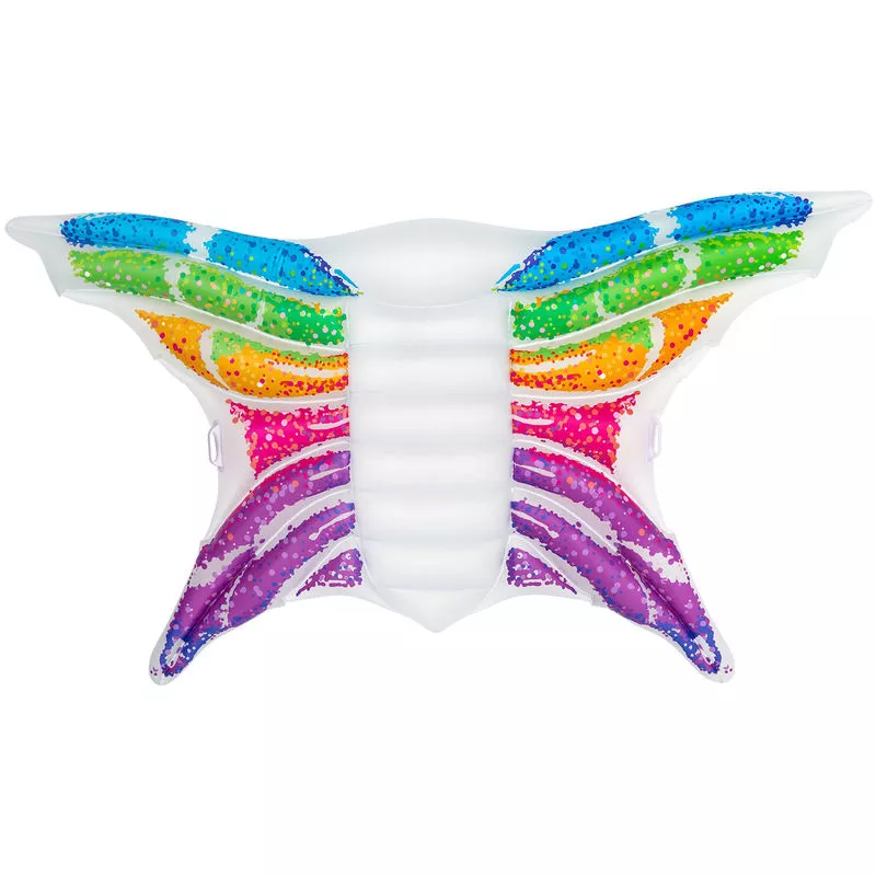 Colchoneta Hinchable Bestway Alas de Mariposa Arcoiris 94x193 cm barato