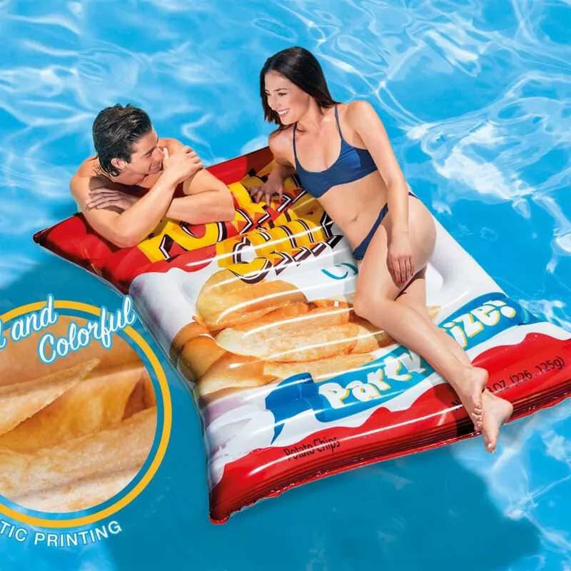 Colchoneta de piscina Potato Chips 178x140 cm 58776EU - Multicolor - Intex barato