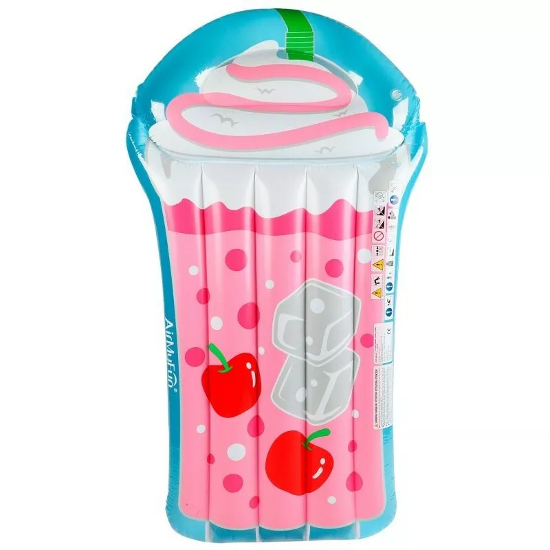 Colchoneta para piscina y playa - Smoothie 185 x 100 cm - Rojo barato