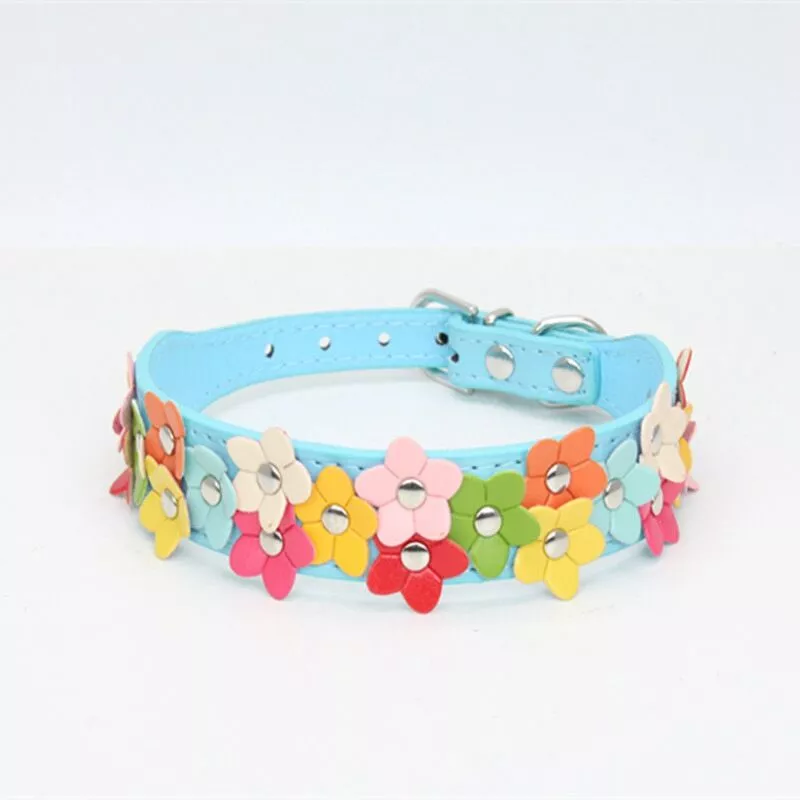 Collar de cuero para perro