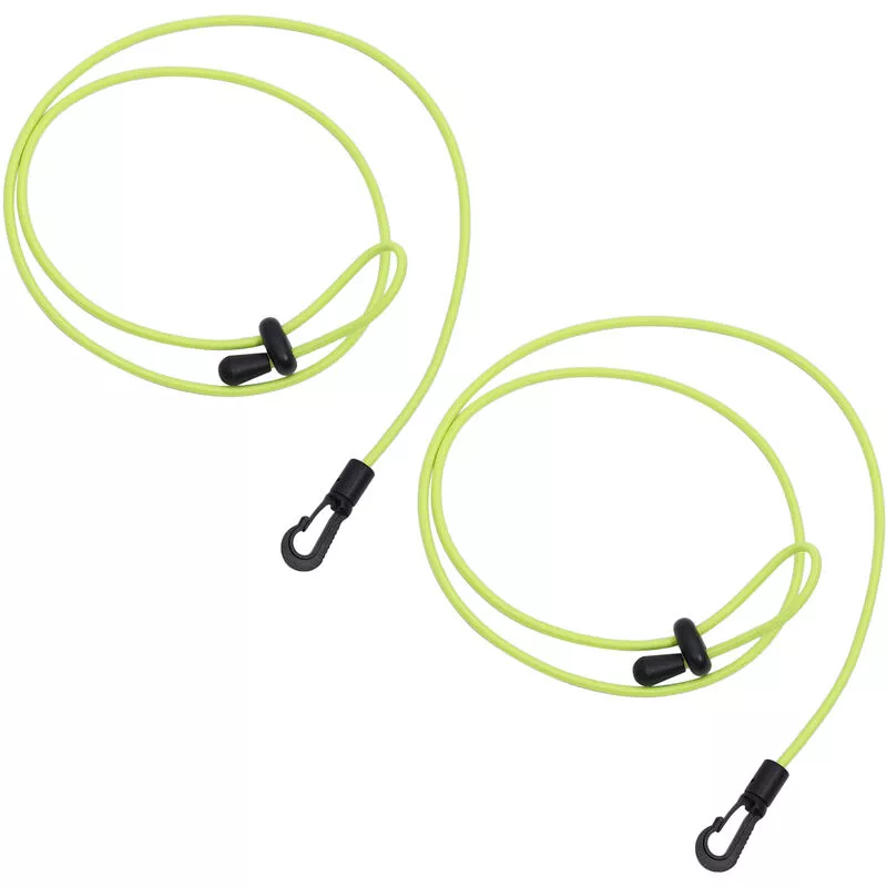 Correa de paleta ajustable con clip de mosqueton Soporte de barra de cordon de seguridad de paleta para bote de canoa de kayak