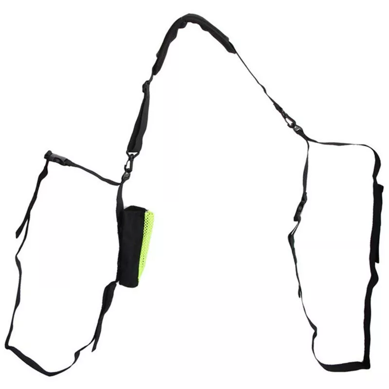 Correa de transporte ajustable para tabla de remo con bolsa desmontable para botella Eslinga de hombro acolchada SUP para tabla de surf Longboard barato