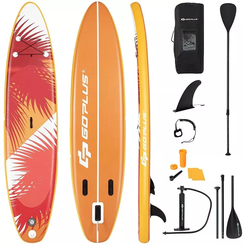 Costway - Tabla de Paddle Sup Board Inflable 335x76x15cm Superficie Antideslizante con Accesorios Sup