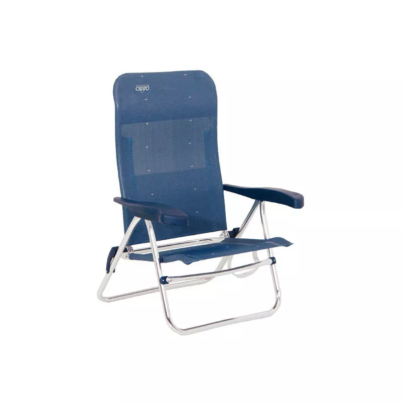 Crespo - Silla Playa Baja Multfibra Azul barato