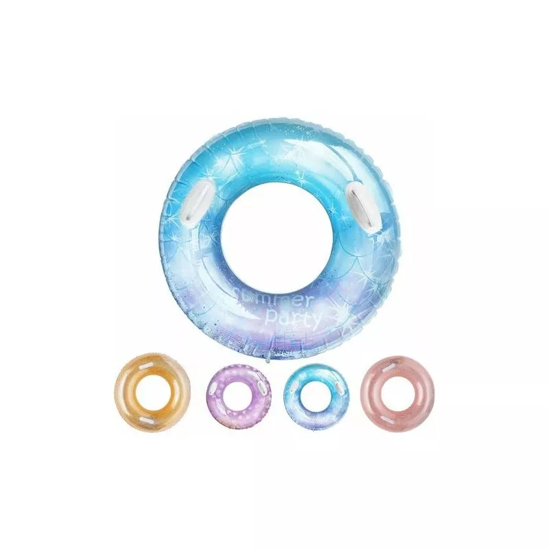 Cruel Boya inflable Durable Redondo Inflable con asa Colchón de aire Inflable Flotante Piscina Balsa Piscina Anillo de natación Tamaño adulto (Blue barato