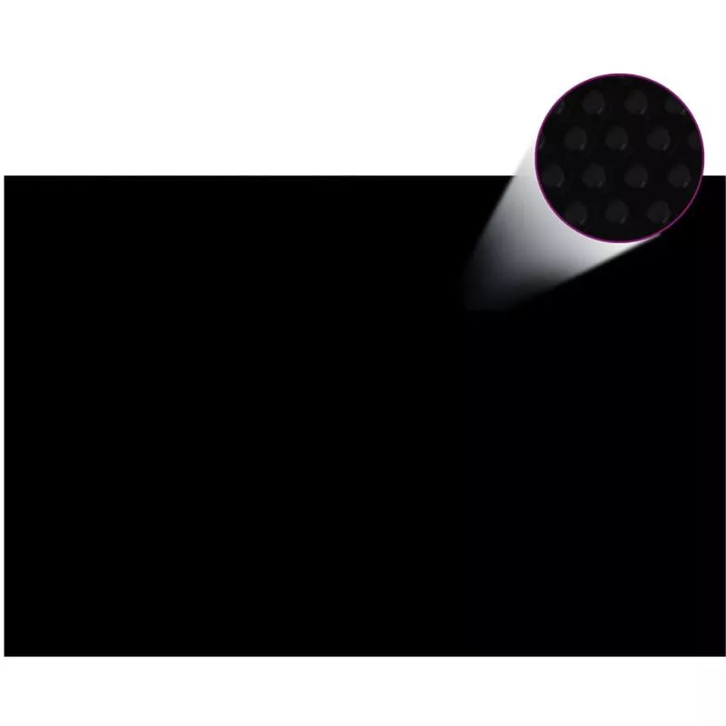 Cubierta de piscina PE negro 300x200 cm barato