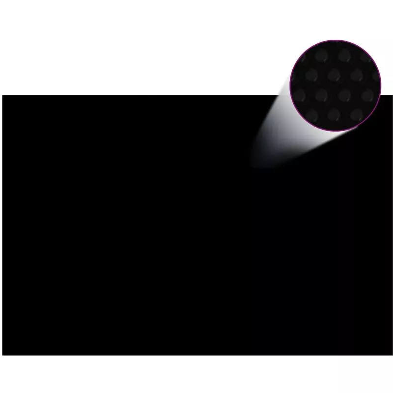 Cubierta de piscina PE negro 300x200 cm - Negro barato
