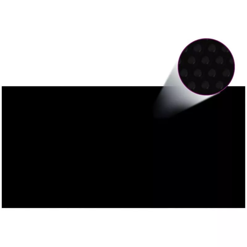Cubierta de piscina PE negro 400x200 cm - Negro barato
