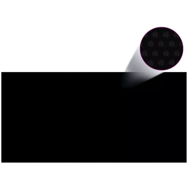 Cubierta de piscina PE negro 450x210 cm barato