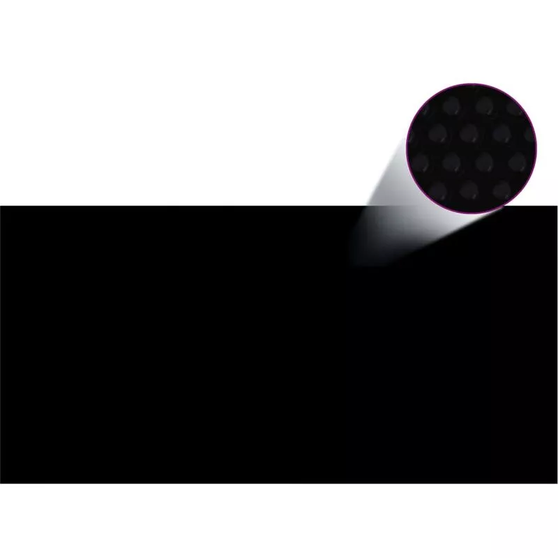 Cubierta de piscina PE negro 549x274 cm - Negro barato