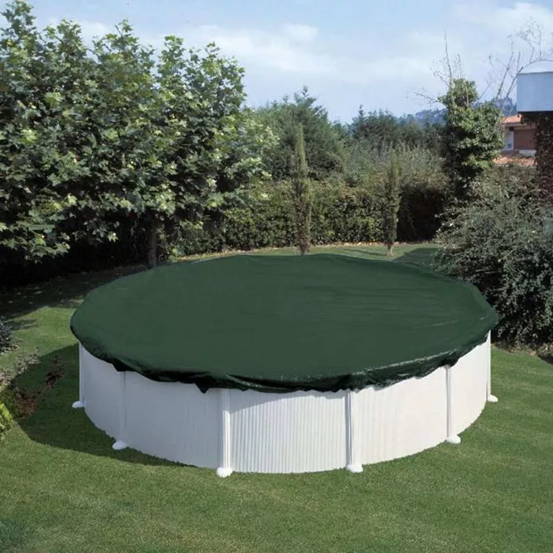 Cubierta de piscina redonda para invierno PVC verde 460 cm - Verde - Summer Fun barato