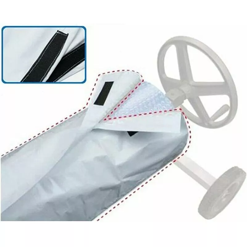 Cubierta de piscina retráctil en tela impermeable