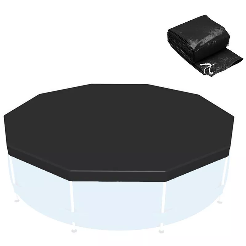 Cubierta para piscina con stent redondo
