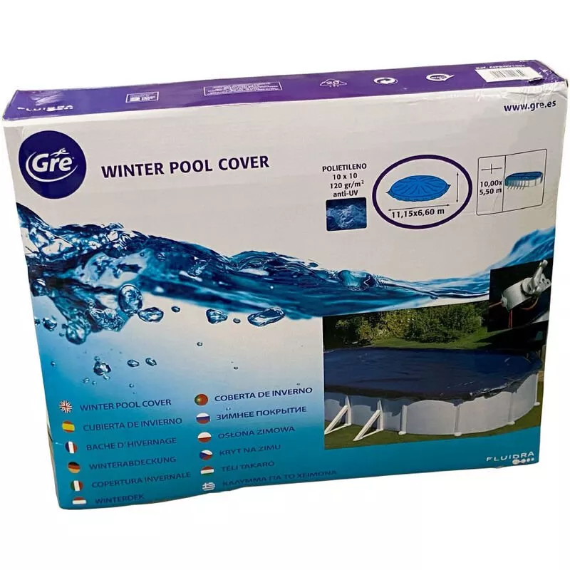 Cubierta piscina invierno de GRE 1115x660 cm CIPROV1001. barato