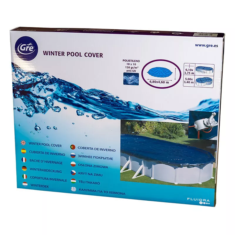 Cubierta piscina invierno de GRE 680x460 cm CIPROV611. barato