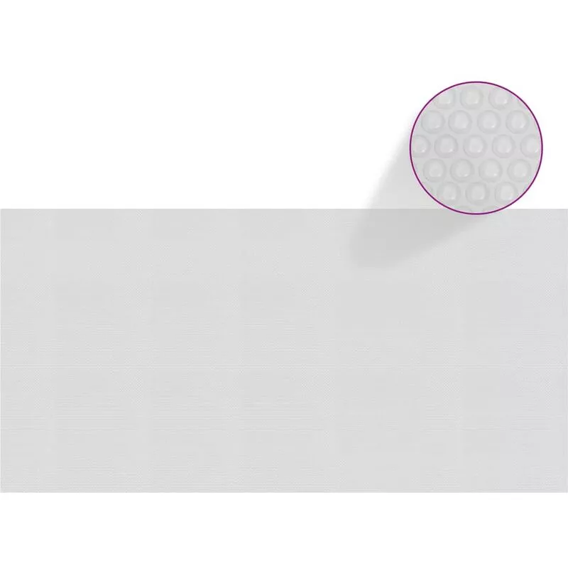 Cubierta solar de piscina de PE flotante gris 1200x600 cm - Gris - Vidaxl barato