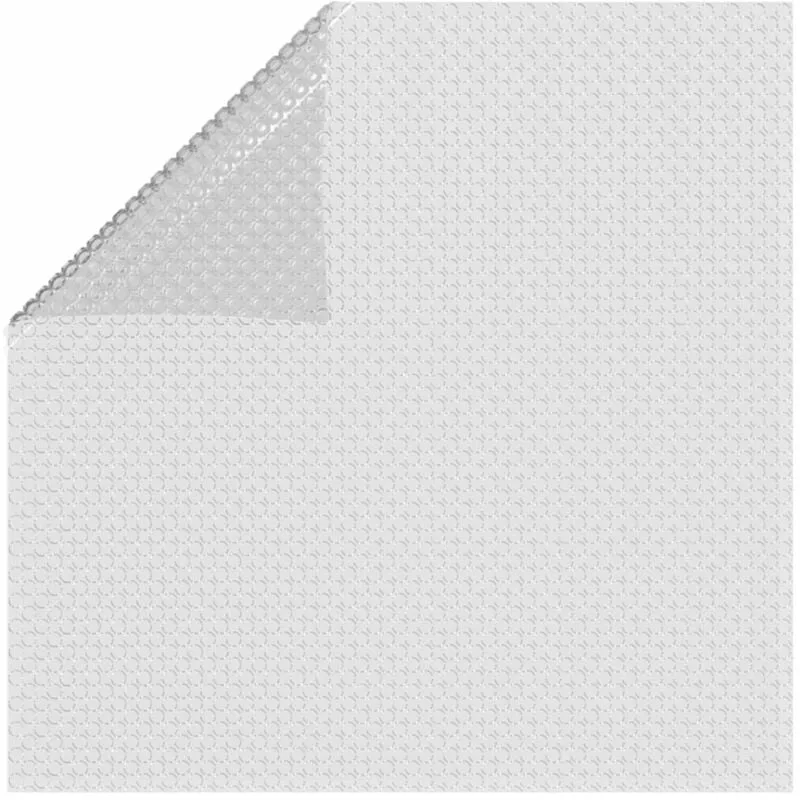 Cubierta solar de piscina de PE flotante gris 300x200 cm barato