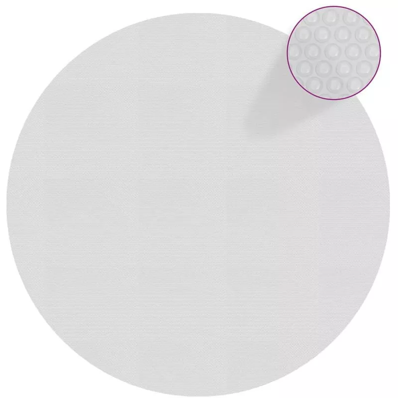 Cubierta solar de piscina de PE flotante gris 417 cm barato