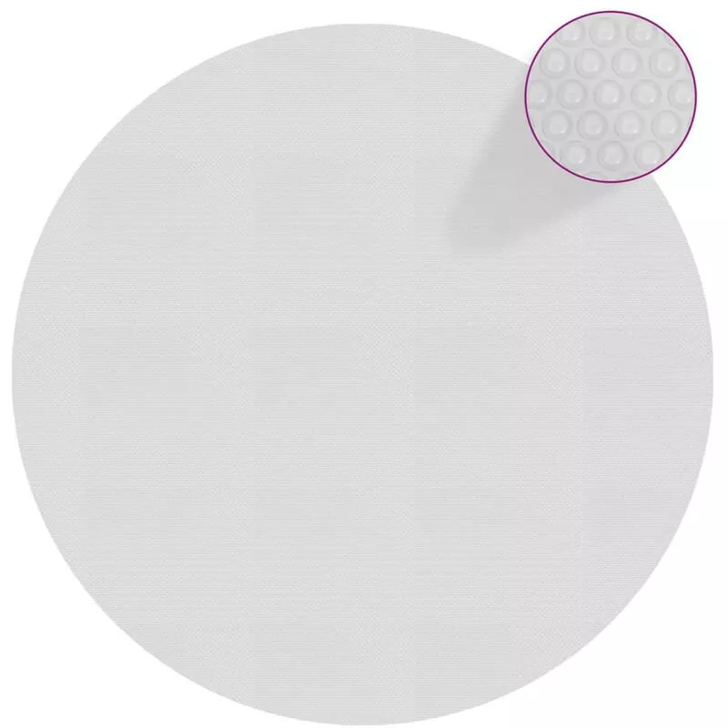Cubierta solar de piscina de PE flotante gris 455 cm barato