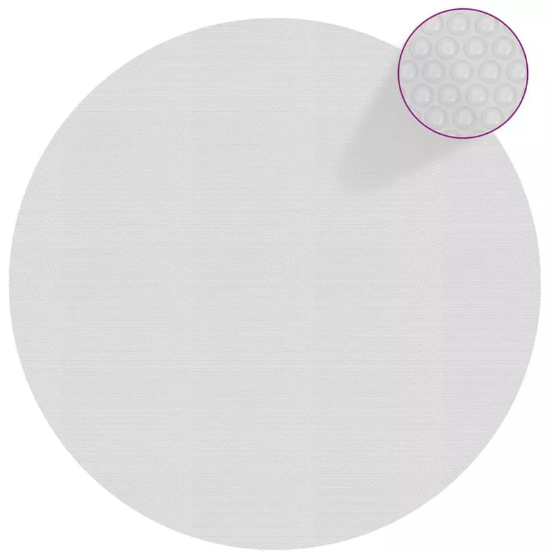 Cubierta solar de piscina de PE flotante gris 549 cm barato