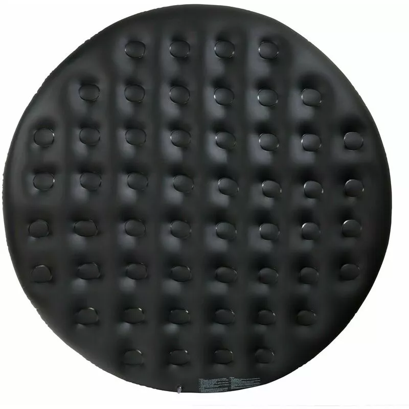 Cubierta térmica hinchable para bañera de hidromasaje exterior Ø140 cm - Negro - Arebos barato