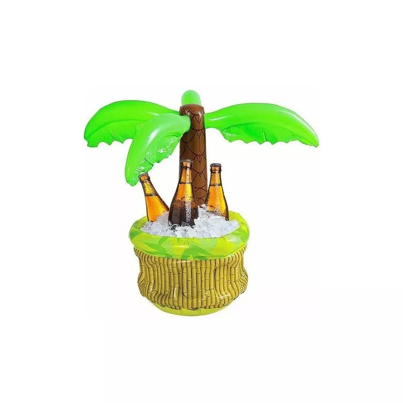 Cubo de hielo de coco inflable cruel