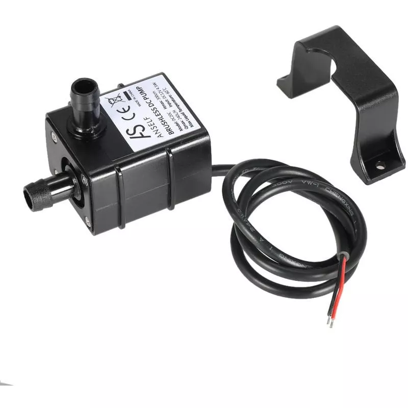 Dc12V Micro Bomba De Aceite De Agua Sin Escobillas, 240L/H 5W Elevacion 3M, 0~60 ℃ - Anself En Oferta Dc12V Micro Bomba De Aceite De Agua Sin Escobillas