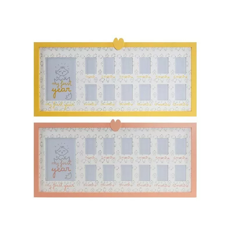 DKD Home Decor Marco de Fotos DKD Home Decor Madera Cristal Pollo (63 x 1 x 29 cm) (2 pcs) barato