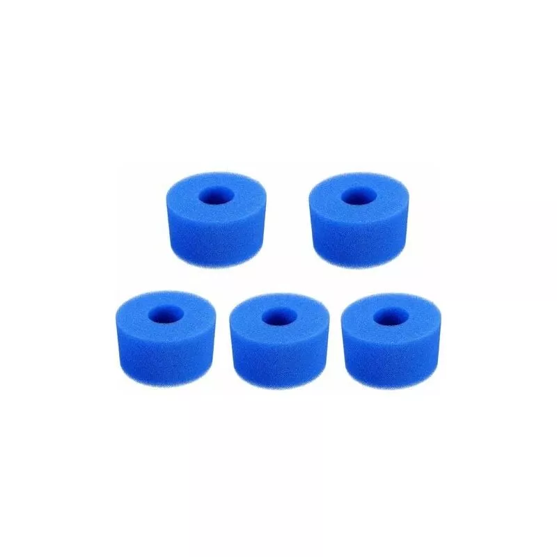 DRIVE - RFADSJ Pack de 5 esponjas de repuesto para filtros de piscina Intex Tipo S1