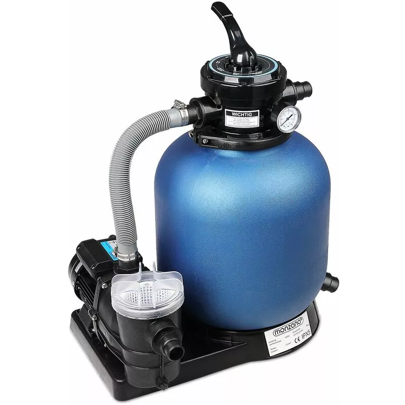 Depuradora Sistema de filtro de arena 9.960L/h Prefiltro Depósito XXL Bolas de filtrado de 700g - Monzana barato