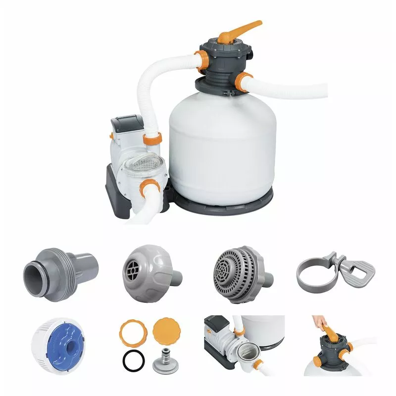 Depuradora De Arena 11.355 L/H Conexión 38 Mm - Bestway En Oferta Depuradora De Arena 11.355 L/H Conexión 38 Mm - Bestway Barato
