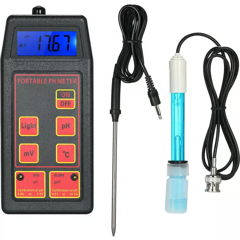 Detector de agua portátil Medidor de pH/ORP/TEMP Multiparámetro Digital LCD Tri-Meter Monitor de calidad del agua multifunción Probador de calidad barato